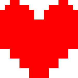The Red Heart from Undertale